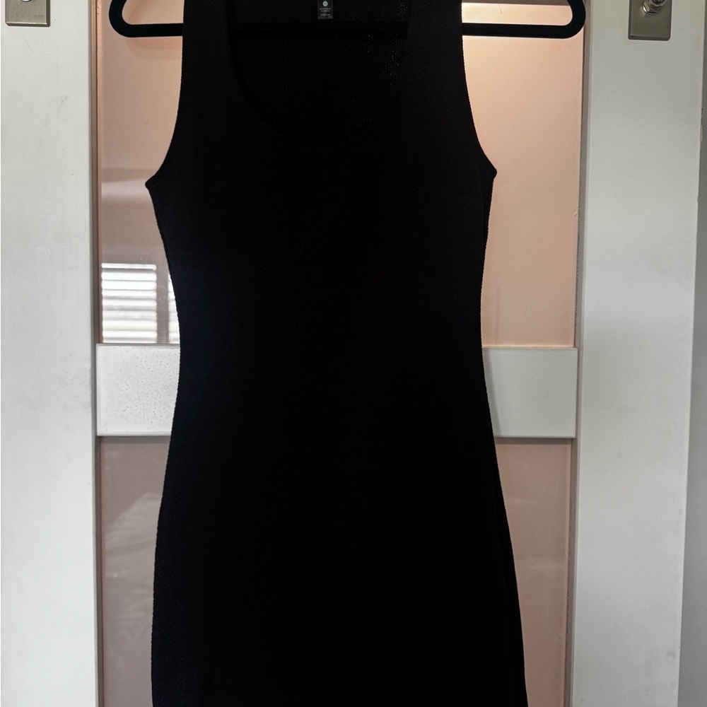 Aqua Black Mini Dress